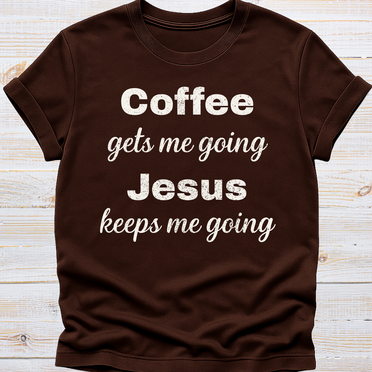 Jesus Keeps me Going Tee