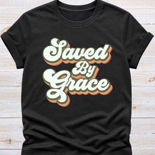 Saved by Grace Retro Tee