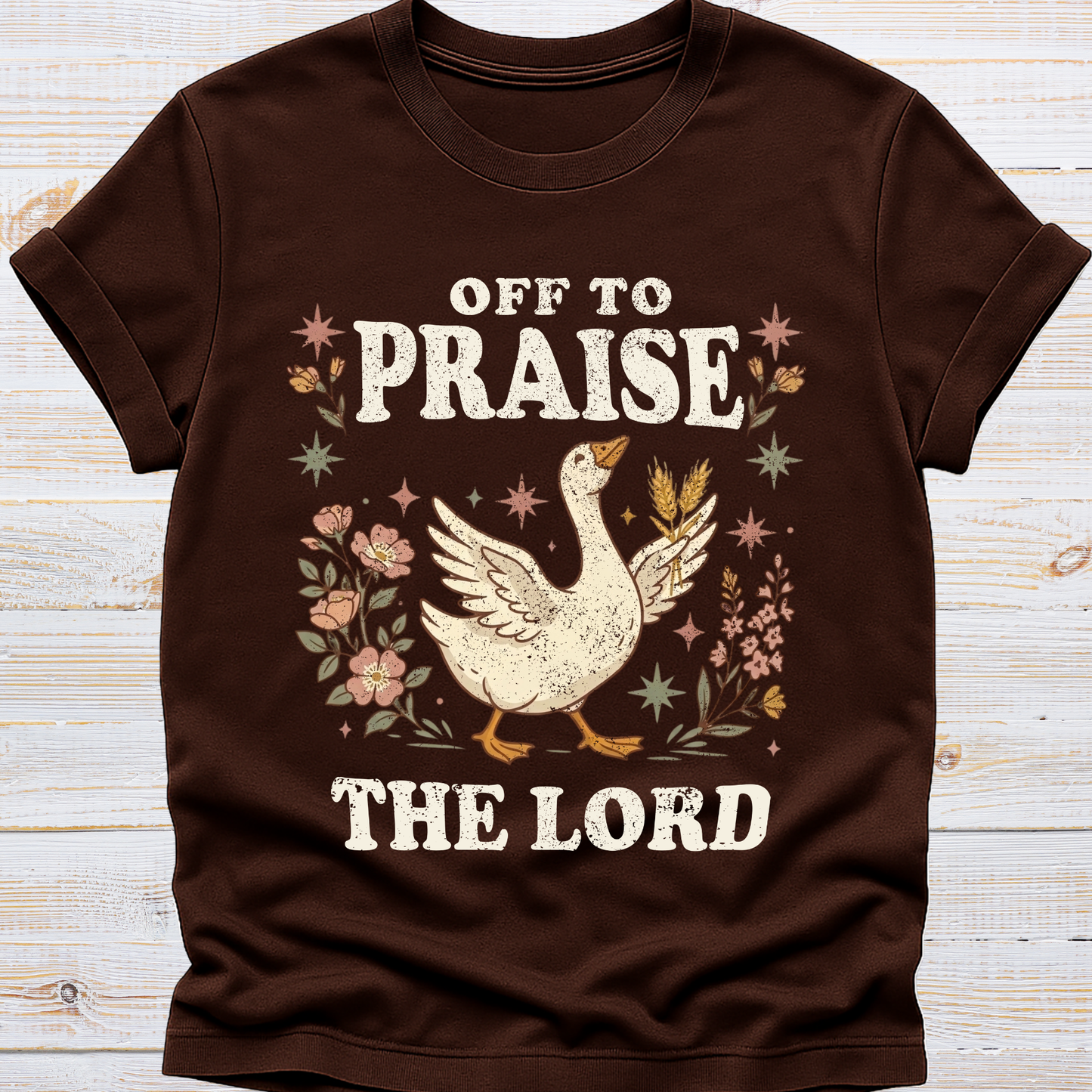Off to Praise the Lord - Goose Tee